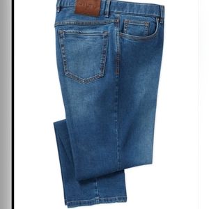 Men's Hiltl Noah Straight Leg Stretch Jeans in Medium Wash 34x34